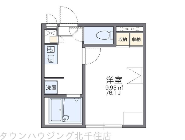 レオパレスレーヴの物件間取画像